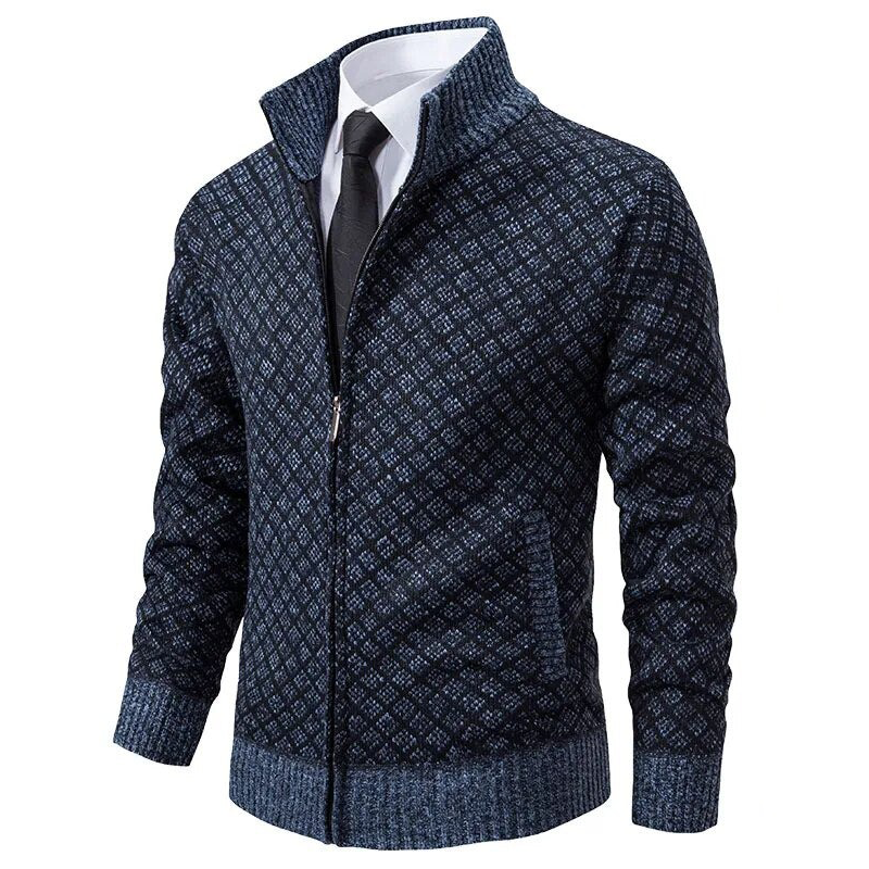 Jacke Fleece-Strickpullover