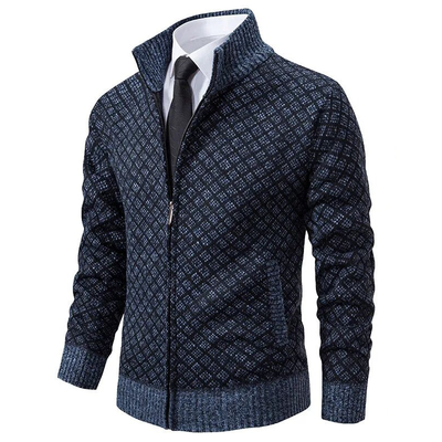 Jacke Fleece-Strickpullover