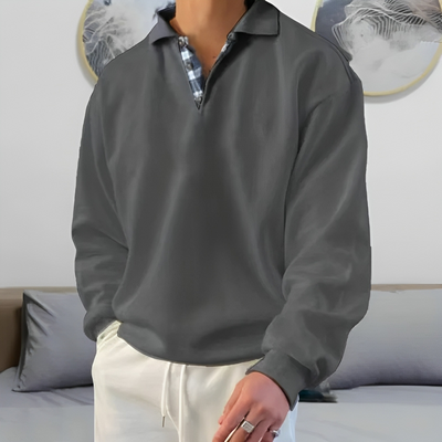 Lässiger Herren-Polopullover