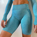 Blaue Shorts