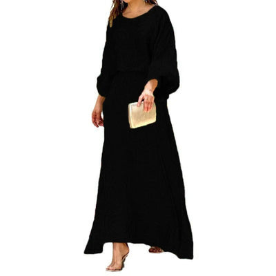 Herlyn - Loose dress with round neckline