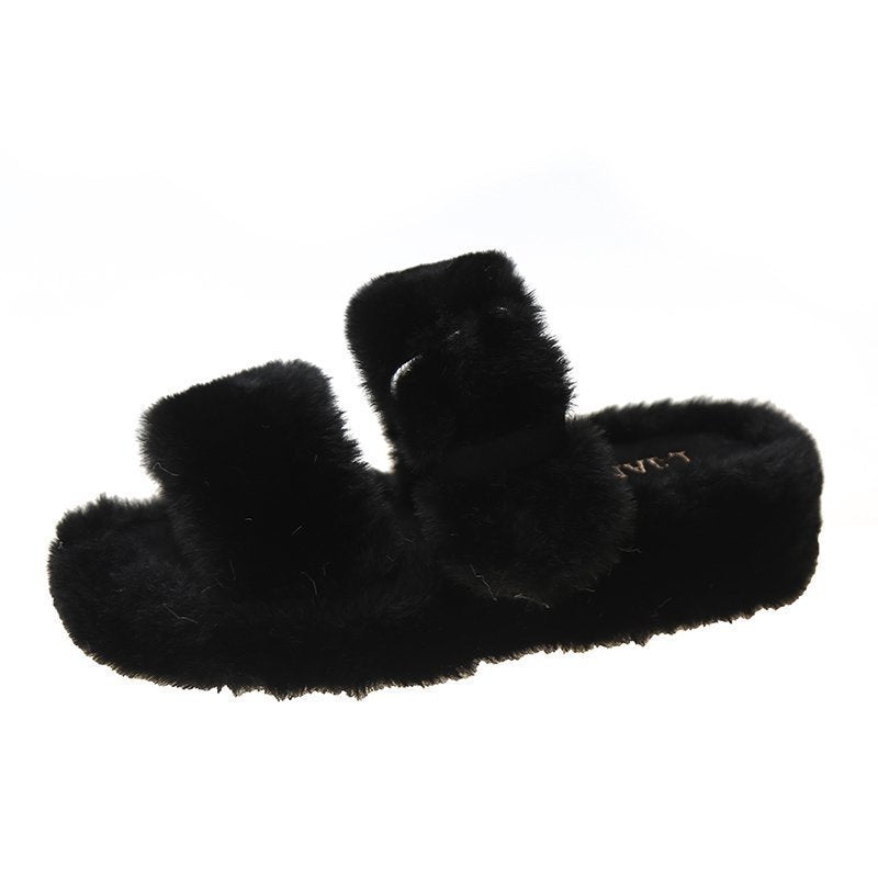 Nicole – Flauschige Damenpantoffeln