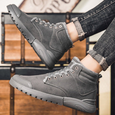 Spencer – Warme Herrenstiefeletten mit Plüschfutter