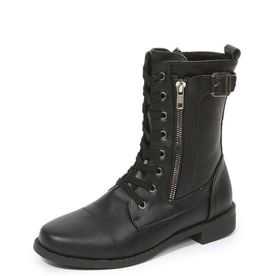 Dawn – Schnürstiefeletten mit Seitlichem Reißverschluss für Damen