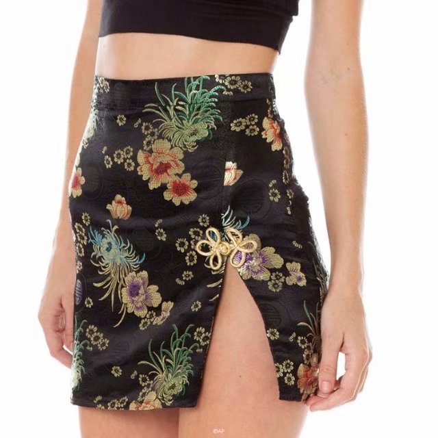 Victoria – Retro Cheongsam-Kleid mit Seitenschlitz und hohem Bund