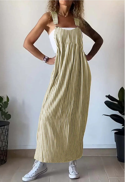 Hannelore® | Lässiges gestreiftes Jumpsuit-Kleid