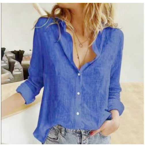 Natalie – Lässiger Button-Down Cardigan mit langen Ärmeln