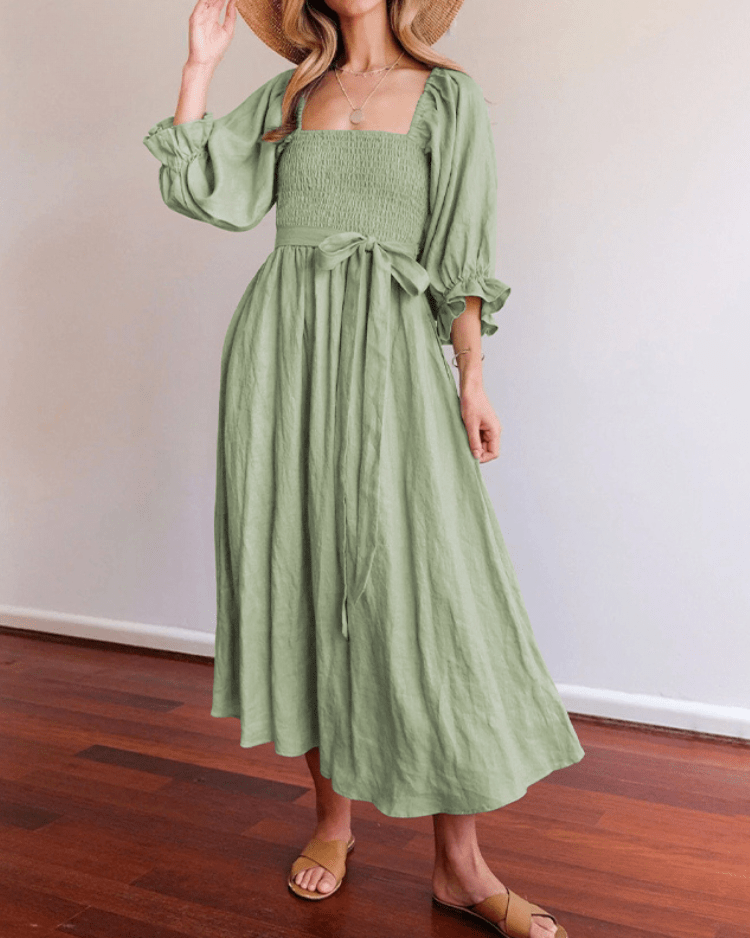 Tana | Französisches Kleid mit Rüschensleeves