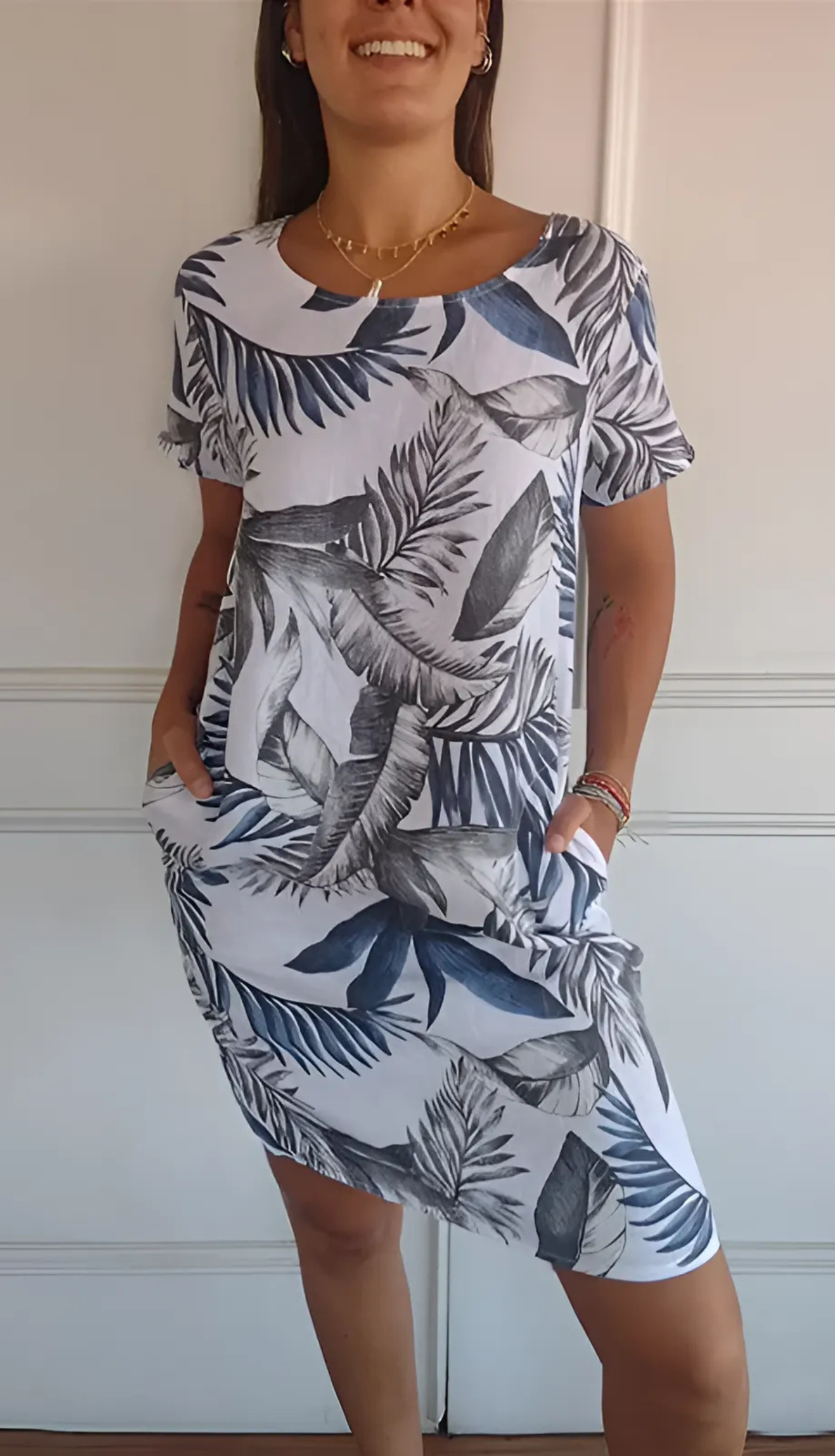 Anne | Bequemes Rundkleid