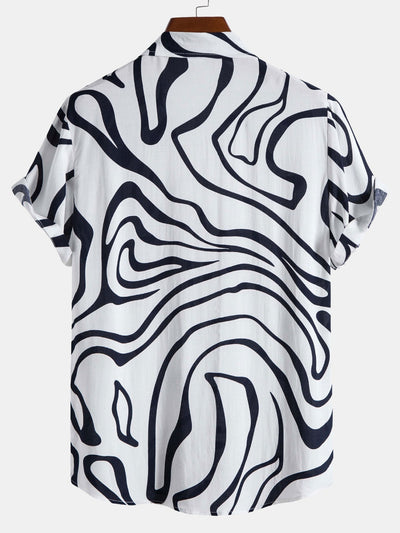 Shirt mit Wirbeldruck