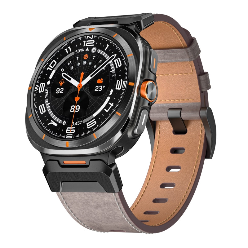 Taktisches Lederarmband für Samsung Watch 7 Ultra