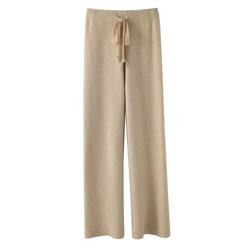 Hose mit hoher Taille Warme Hose
