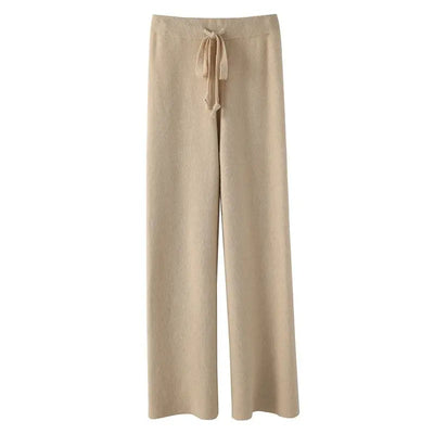 Hose mit hoher Taille Warme Hose