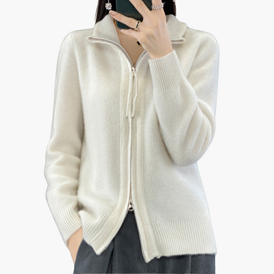 Luisa | Strickjacke mit Reißverschluss