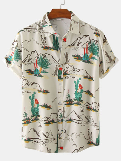 Shirt mit Kaktusmuster