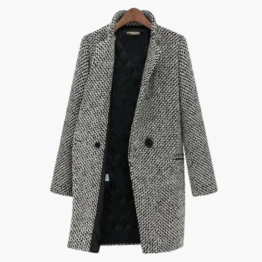 Ida | Eleganter langer Midimantel für zeitlose Raffinesse