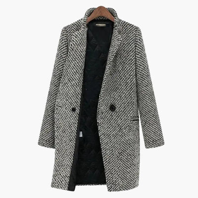 Ida | Eleganter langer Midimantel für zeitlose Raffinesse