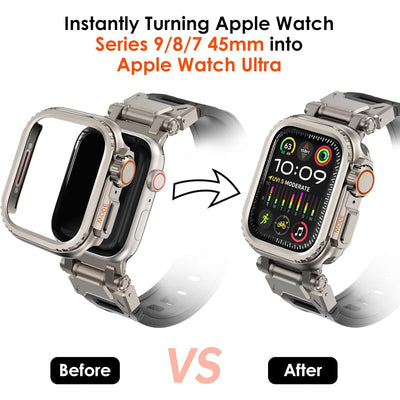 ULTRA LOOK-Robustes Titanlegierungsgehäuse für die Apple Watch