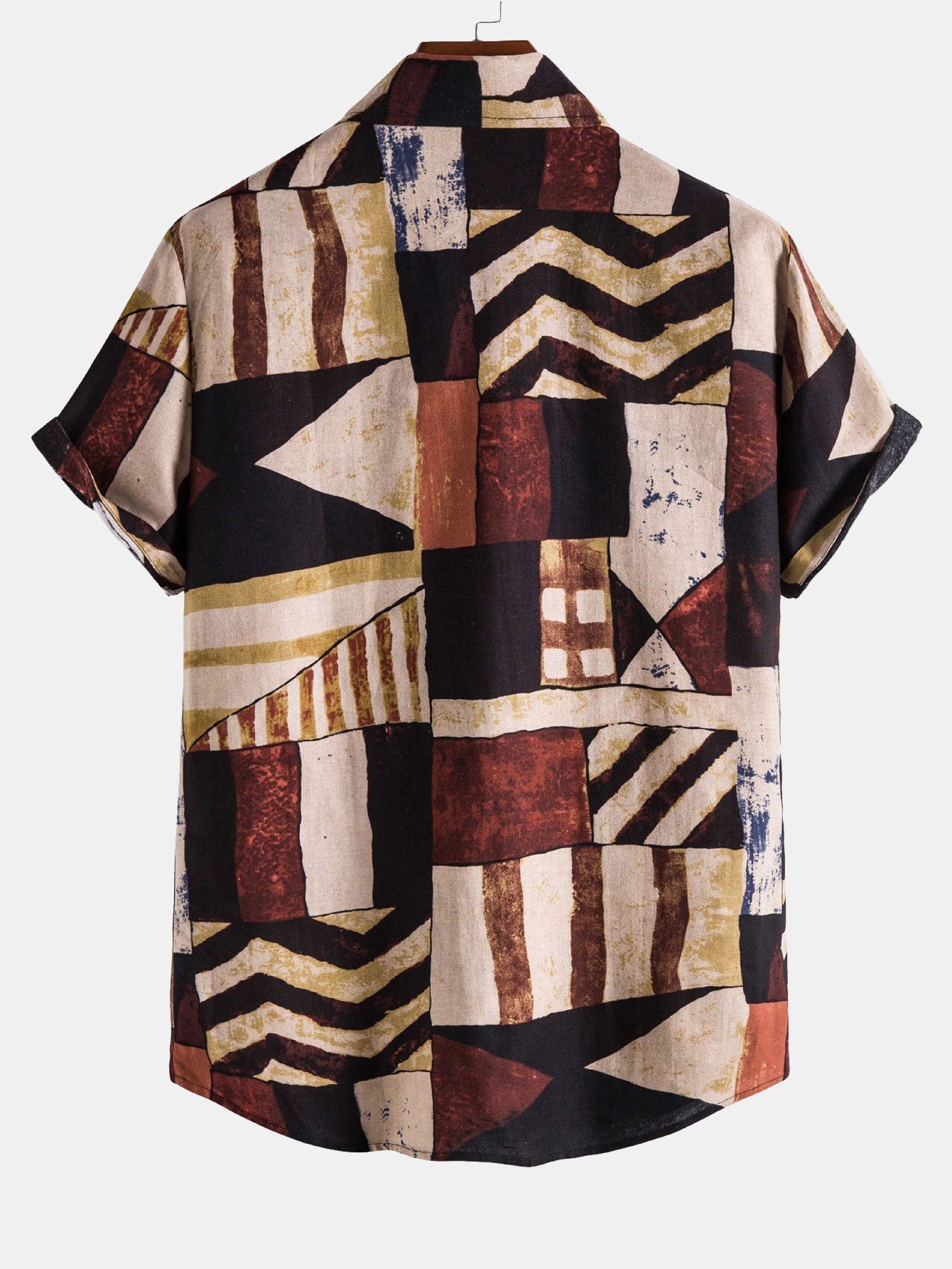 Retro-Camisole mit geometrischem Druck