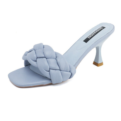 Jasmine – Sandalen mit dickem Absatz und offener Spitze