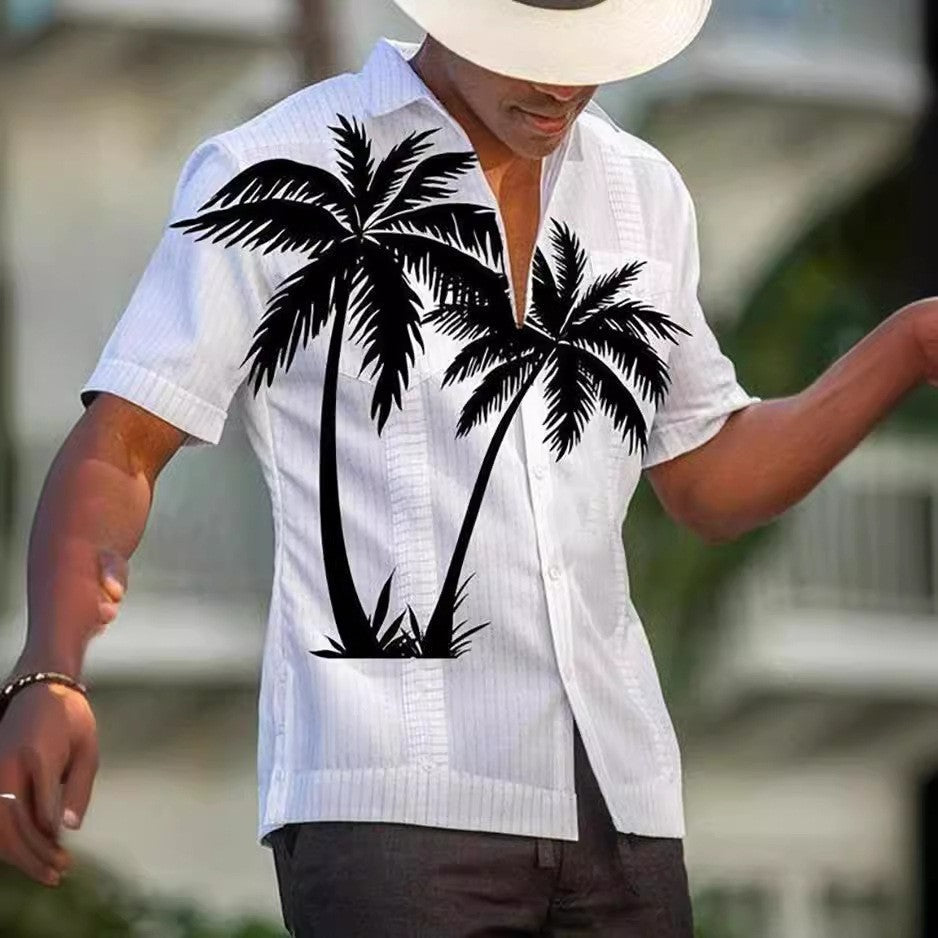 Dennis – 3D Sommer Casual Bedrucktes Hawaiian Shirt für Herren