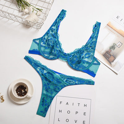 Melissa – Zweifarbiges Spitzen-Dessous mit Stahlring