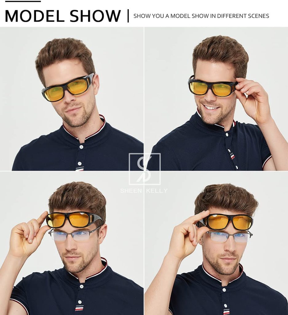 Nachtblick HD Anti-Blendung Brille