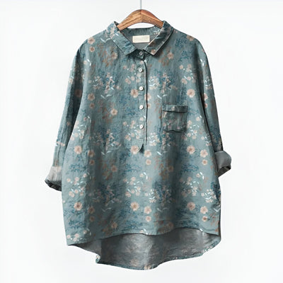 Clémence™ | Bluse mit elegantem Blumenmuster