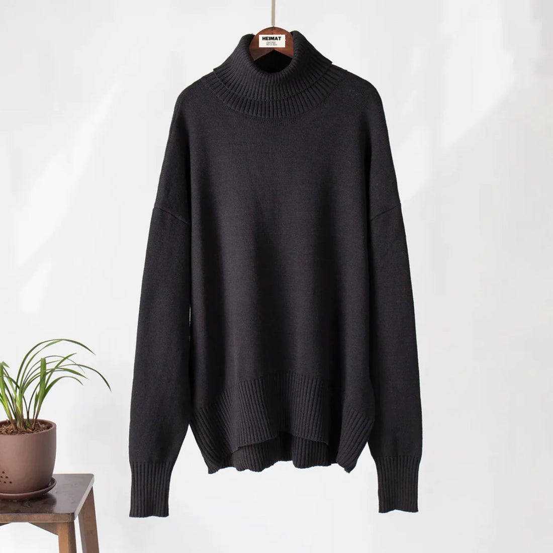 Locker gestrickter Pullover
