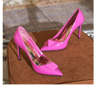 Francesca – Spitz Zehen Stiletto High Heels mit Nieten
