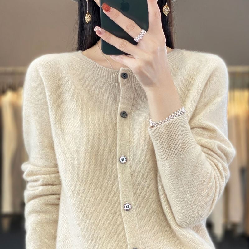 Emily – Merino Wollcardigan mit Kaschmir