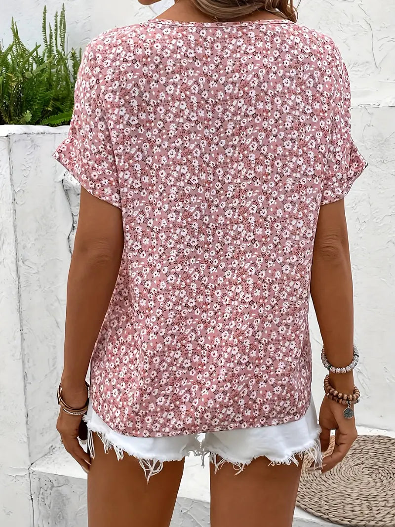EMILY™ | BLUSE MIT BLUMENDRUCK