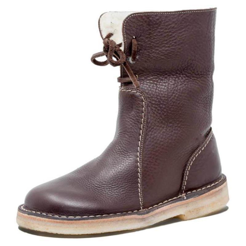 Megan – Warme Damenstiefel mit Kunstfell