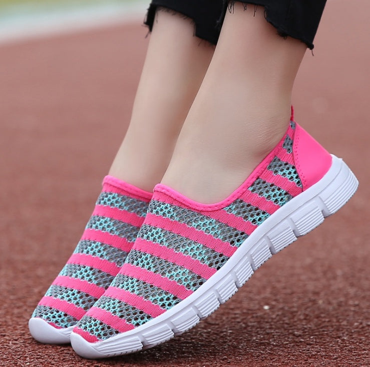 Samantha – Atmungsaktive Mesh-Ballerinas für Damen
