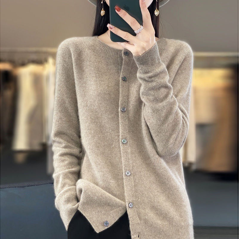 Emily – Merino Wollcardigan mit Kaschmir