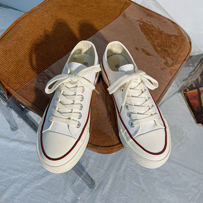 Carol – Niedrige Canvas-Schuhe im 1970er-Stil für Frauen