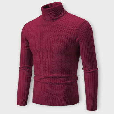 Enzo - Warmer Strickpullover mit Rollkragen