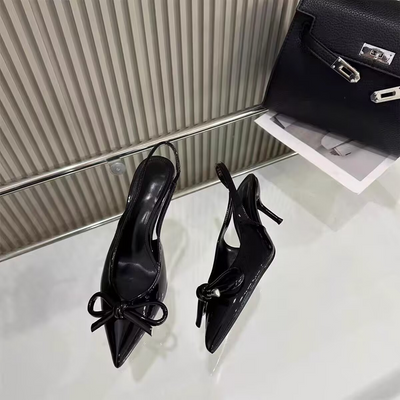 Daria - Niedrige Damenschuhe mit Schleife