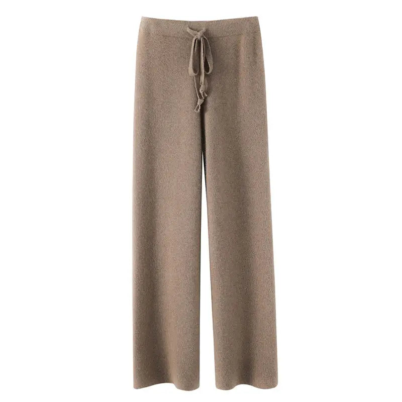 Hose mit hoher Taille Warme Hose