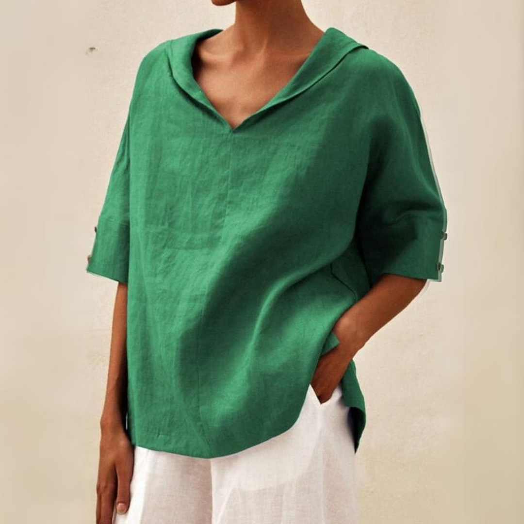 Vesper | Lässige, locker sitzende Bluse