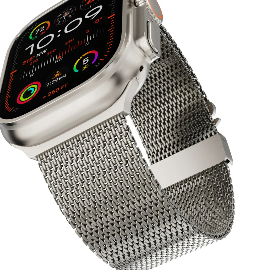 Milanese Loop Titanarmband für Apple Watch