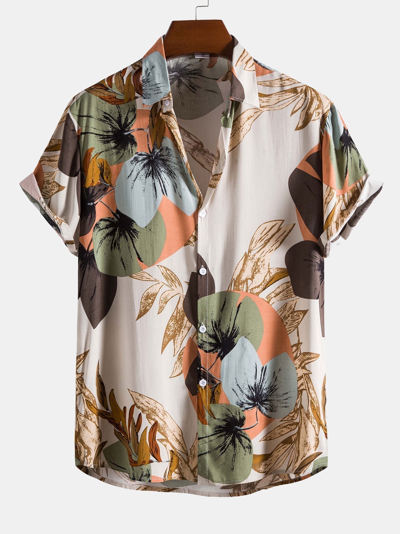 Shirt mit tropischem Druck