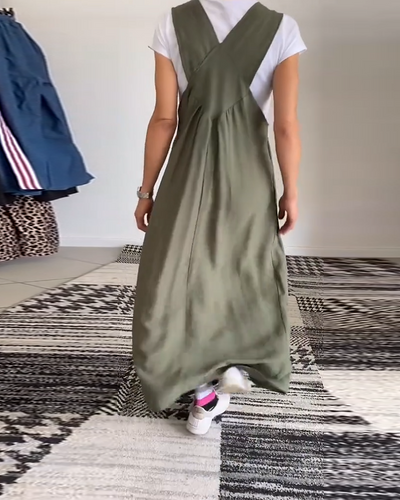 CAMILLE | Fluider ärmelloser Casual-Chic Kleid