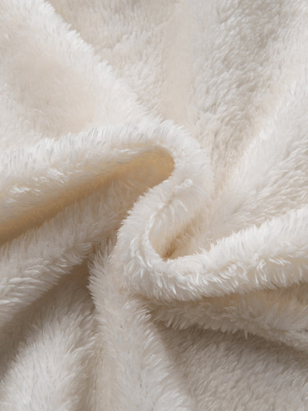 Fleecegefütterte Herren-Pufferjacke mit Wattierung
