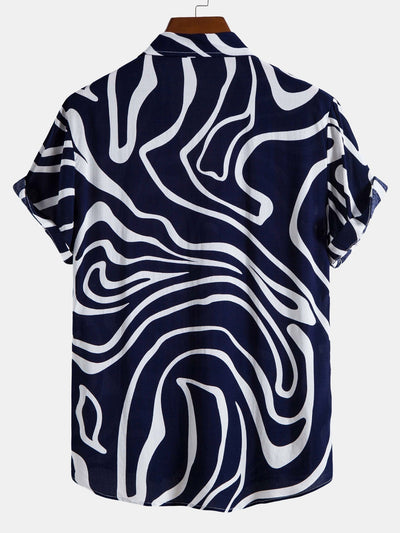Shirt mit Wirbeldruck