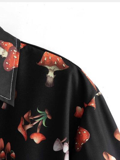 Shirt mit Pilzdruck