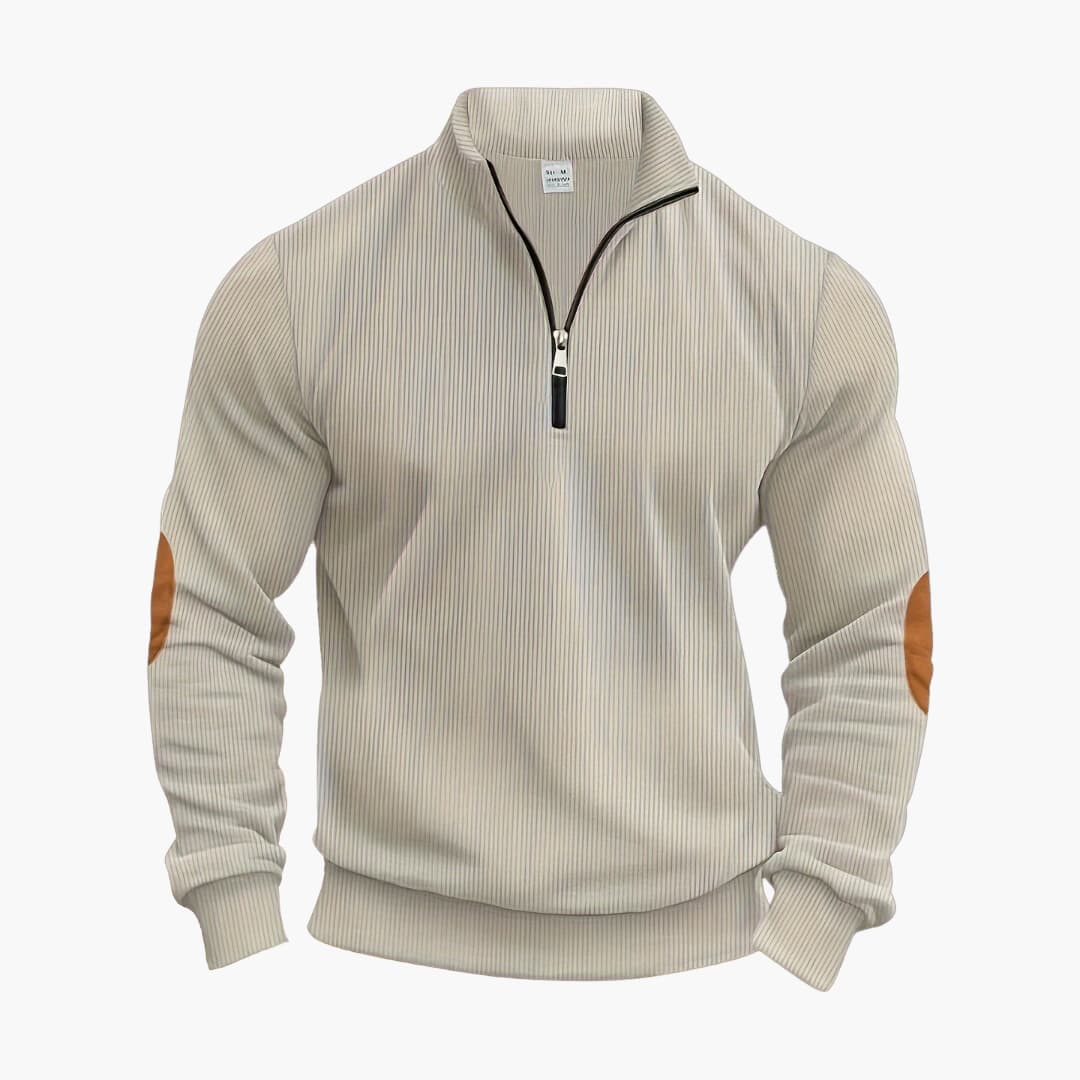Noah | Modischer Pullover mit halbem Reißverschluss