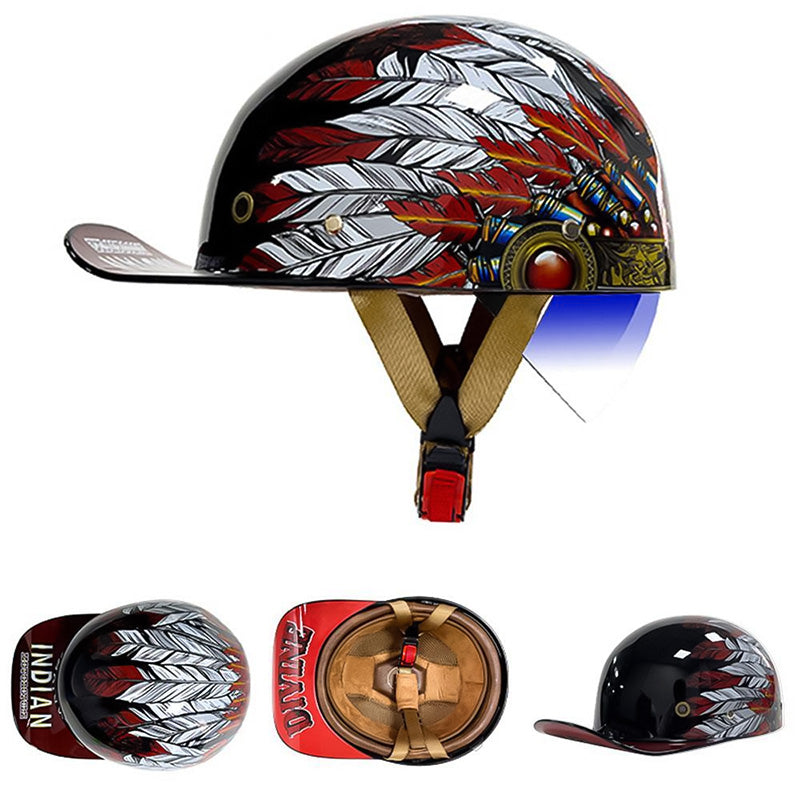Motorrad Baseballhelm - DOT-zugelassen