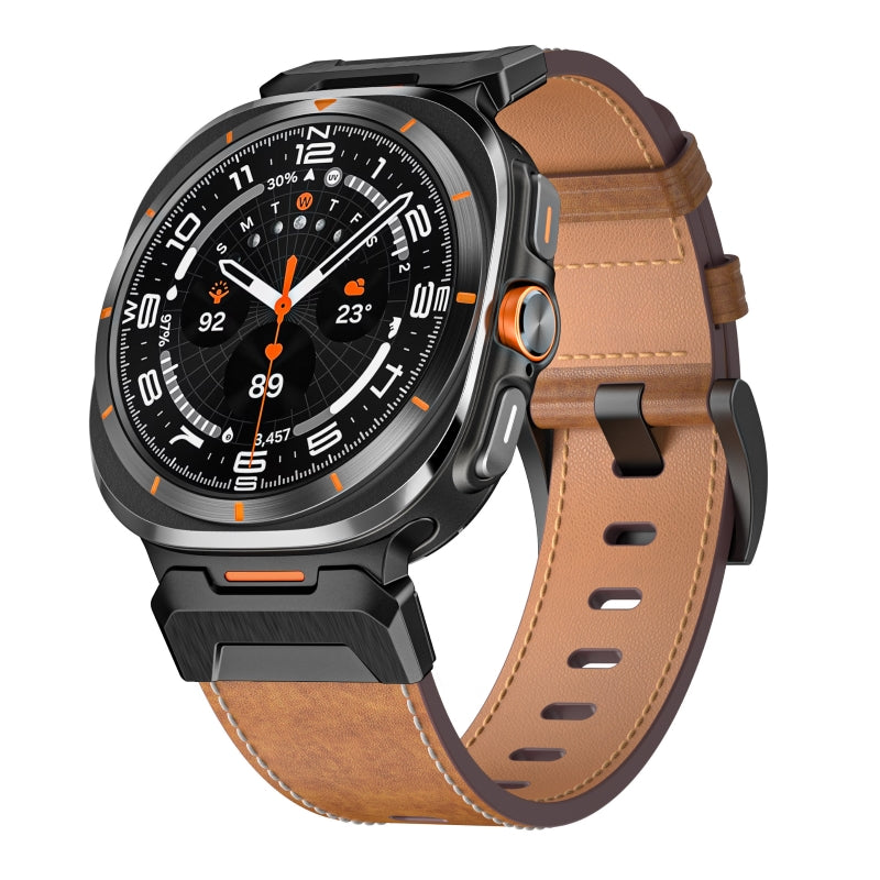 Taktisches Lederarmband für Samsung Watch 7 Ultra