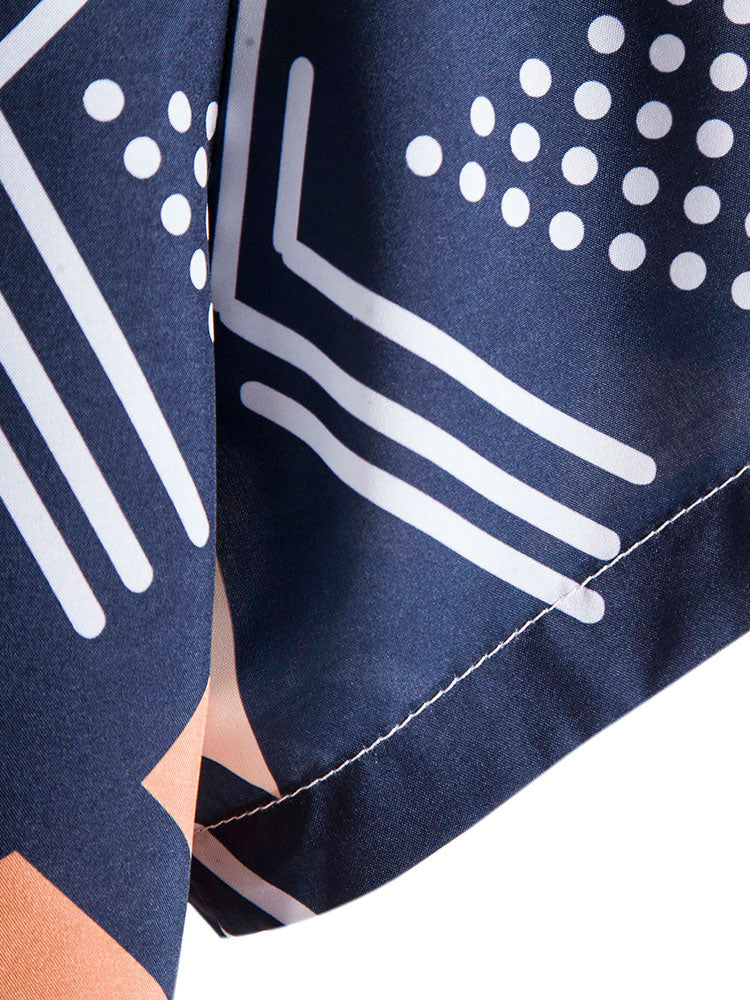 Shirt mit geometrischem Druck